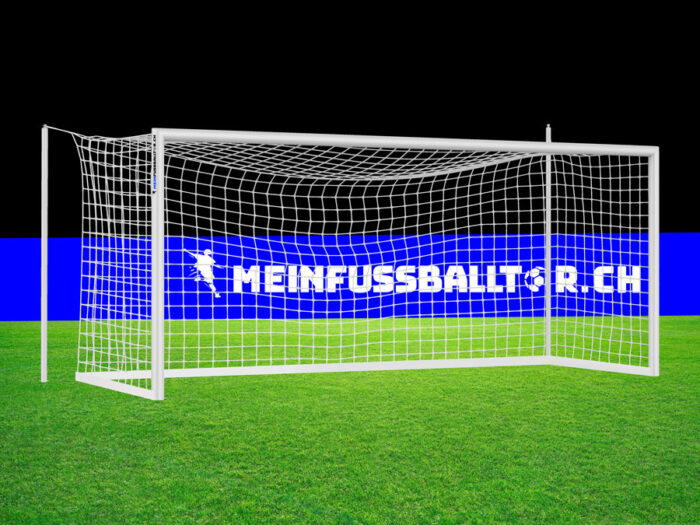 Tornetz für Fussballtor 750 x 250cm | Weiss - Meinfussballtor.ch